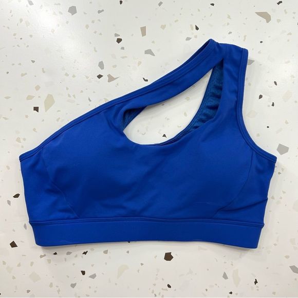 Diosafit Other - Diosafit One Shoulder Royal Blue Sports Bra Size Medium